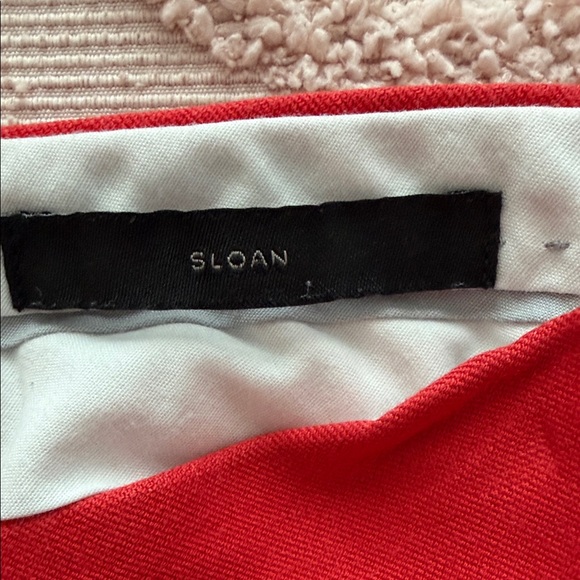 Bright Red Straight-Leg Pants - Picture 4 of 4